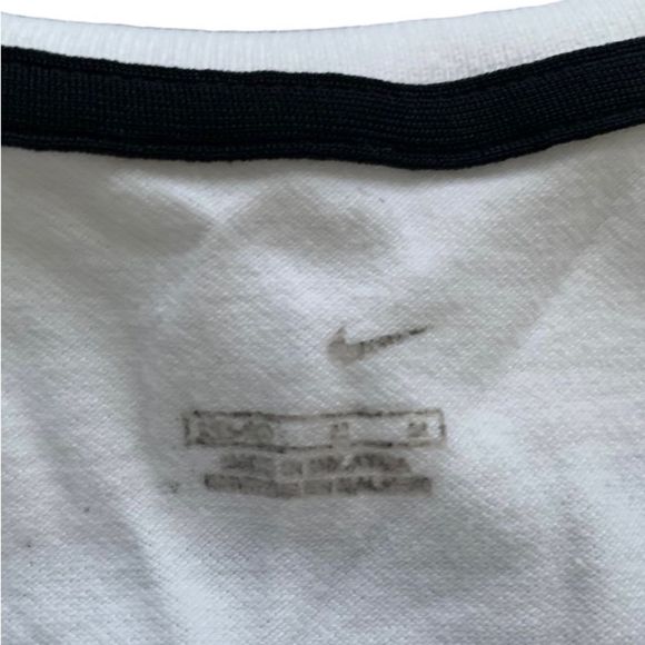 Y2K Youth Girls Nike White Polo Short Sleeve Shirt - Picture 5 of 7